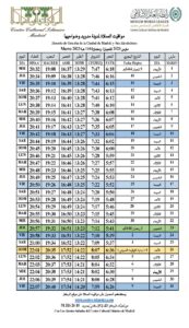 Read more about the article Horarios de Oración – Marzo 2023