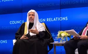 Lee más sobre el artículo El Consejo Estadounidense de Relaciones Exteriores (CFR) recibió hace dos semanas en su sede de Nueva York a Su Excelencia el Sheyj Dr. Mohammad Al-Issa, secretario general de la Liga del Mundo Islámico y presidente de la Asociación de Ulemas Musulmanes.
