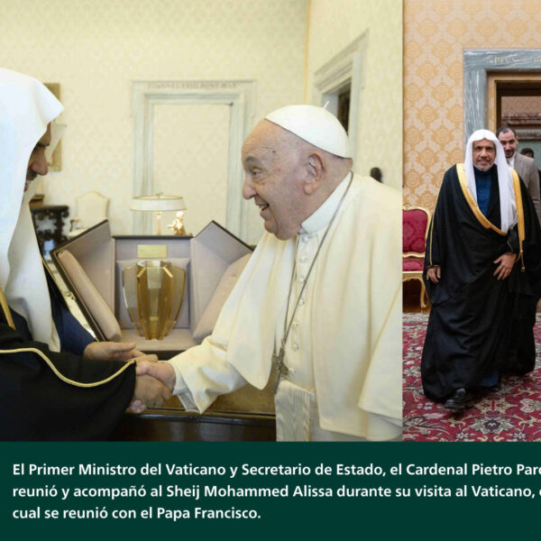 El Papa Francisco recibió en el Vaticano al Secretario General, Presidente de la Comisión de Ulemas, el Sheij Mohammed Al-Issa