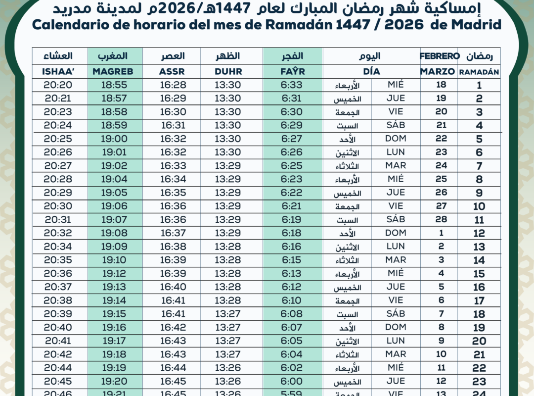 Ramadán 2026